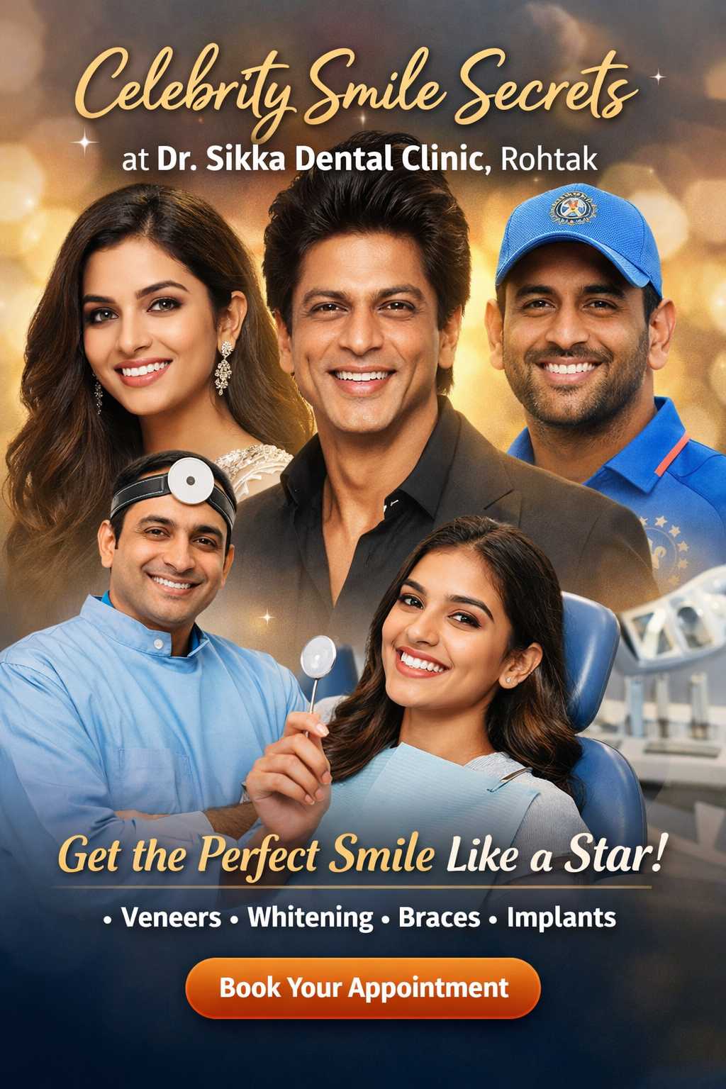 Celebrity Smile Secrets — How You Can Get the Same Results at Dr. Sikka Dental Clinic